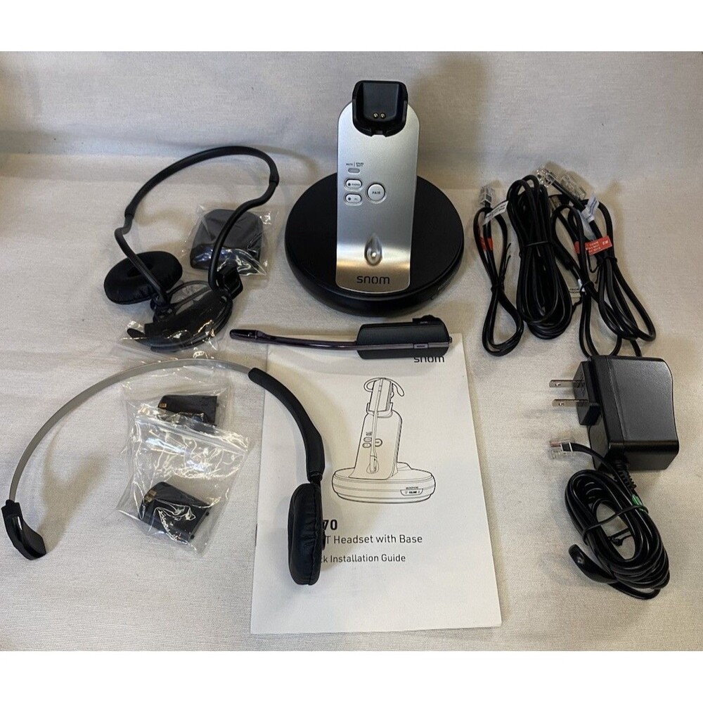 A170 Wireless DECT Headset for Snom Phones